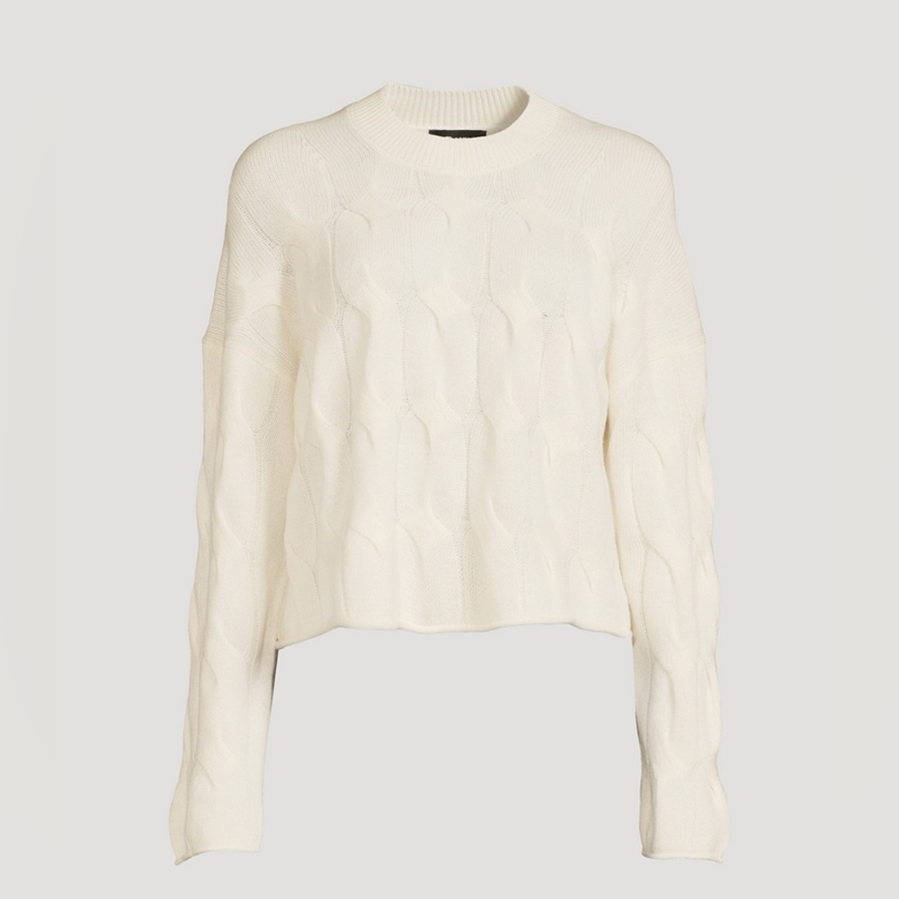 Theory cable knit cashmere sweater xs